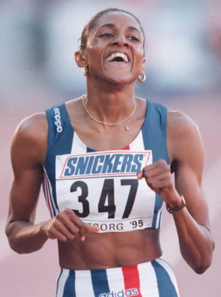 Portrait de championne Marie José Pérec Femmedesport