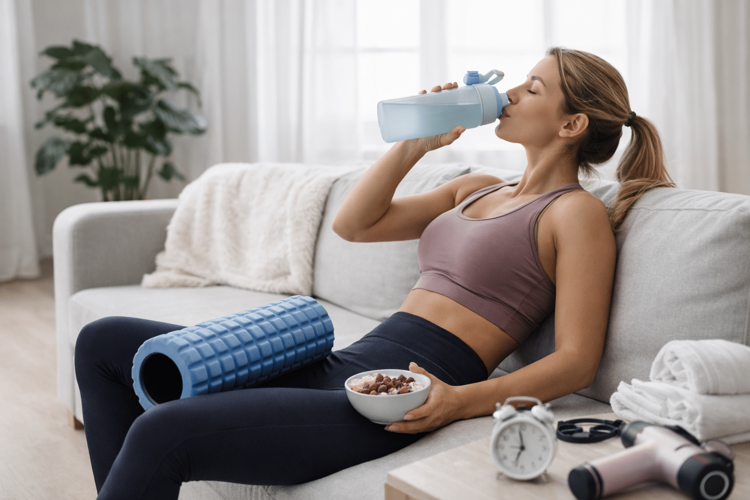 Récupération-sportive-femme